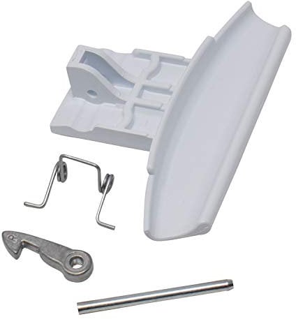 sparefixd White Door Handle Kit to Fit Hotpoint Washing Machine
