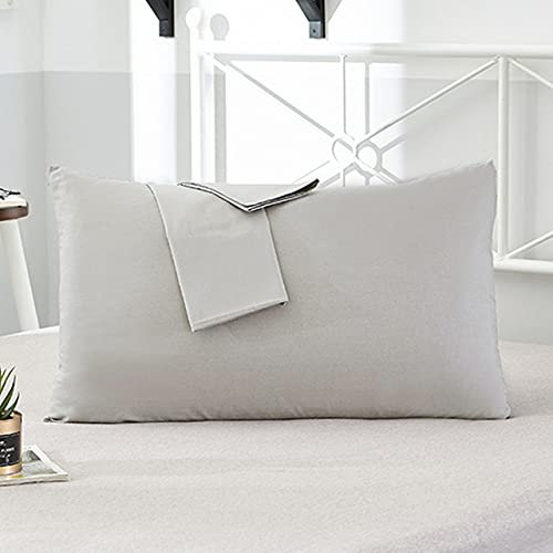 100% Baumwolle Kissenbezug Einfarbig Kissenbezug 40 * 60 cm 50 * 70 cm 50 * 75 cm 50 * 90 cm Kissenbezug Bettwäsche Anpassbar-9,66x66cm 2 Stück
