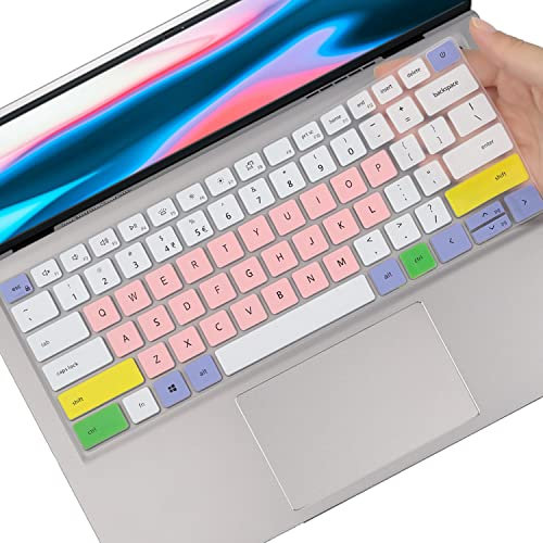Tastatur-Abdeckung für Dell Inspiron 14 5000 Modell 5410 5415 5418 Laptop, neueste Dell Inspiron 14 5000 Laptop Zubehör, Schutzhülle Skin (nicht für Dell Latitude Modell) CandyPink