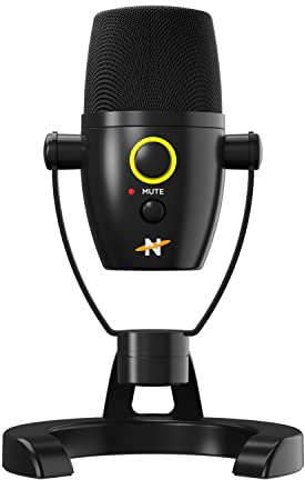NEAT Bumblebee II Micrófono direccional Profesional de Condensador USB con patrón Polar cardioide y Sonido Digital de 24 bits/96 kHz para grabación, retransmisiones, pódcast y Videojuegos