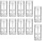 Minsily 10 Stück 30 ml Runde Leere Deo-Behälter zum Aufdrehen von Füllstäben, Kunststoff Deo-Behälter, Deo Behälter Leer Lippenstifthülsen Kunststoff, Leere Lippenbalsam-Tuben, DIY Buntstift,Chapstick