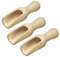 Westmark Lot de 3 pelles à épices - Volume de remplissage : 2 g (farine)/3 ml - Bois de hêtre - Mini marron clair - 91932270