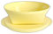 Tupperware Mediterrano Schüssel 600 ml hellgelb gelb Servierschüssel Servierschale Salatschüssel
