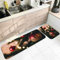 Banemi In/Outdoor Teppich, Teppich Küche Vintage Rot Grün Dekoration Ball Weihnachtsbaum 40X60cm+40X120cm Heimtextilien