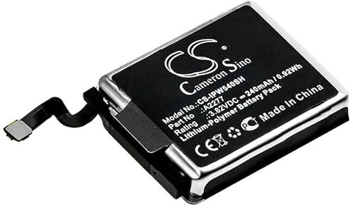 Battery For Apple MWWP2LLA, Watch Series 5 40mm, A2277,