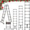 3.8m/12.5ft Telescoping Extendable Ladder - Heavy Duty Stainless Steel Multi Purpose Loft Garden Roof Stair Ladder, Retractable Ladder with Safety Button, Adjustable Step, for Decorating, Painting