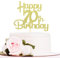 Sotpot Gold Glitter 70 Cake Topper, 70th Birthday Cake Decorations for Birthday Party Anniversary Party Supplies