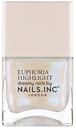 Nails.INC Euphoria Highlight-Nagellack, langanhaltende Nagelfarbe, Perlglanz-Nagellack mit farbwechselnden Schimmer-Farbtönen, tierversuchsfrei, vegan, machen Sie es mythisch