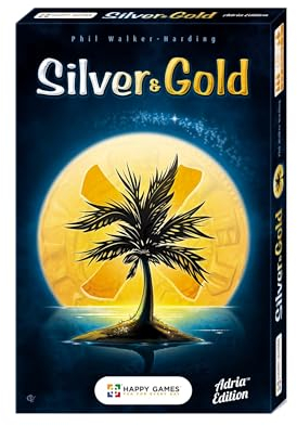 Silver & Gold Adria Edition - Exciting Adventure for Treasure Seekers - Engaging Card Game for Ages 8 and Up - Rich Gameplay Experience