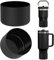 Linkidea Lot de 2 bottes pour bouteille d'eau compatibles avec Stanley Quencher H2.0 20 oz/30 oz/40 oz, IceFlow Flip Top 20 oz/30 oz, protecteur de base de bouteille d'eau, coussin (Noir)