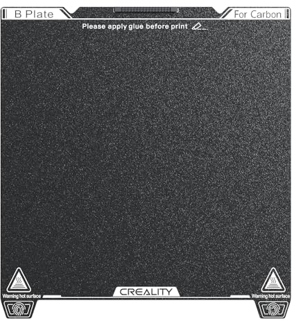 Creality K1 Texture PEI Bauplatten-Kit, flexible Federstahlplattform mit Texture PEI-Oberfläche für K1, K1C, Ender 3 S1/Pro, Ender 3 V3 SE, Ender 5 S1 235 x 235 mm