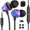 Auriculares In Ear con Cable para Redmi Note 14 13 12 Pro,Cancelación Ruido Estéreo 3,5MM Jack Audio Auriculares con Microfono para Xiaomi Poco C75 X6 X5 Pro Samsung Galaxy A14 A23 OPPO A57s A76 iPad