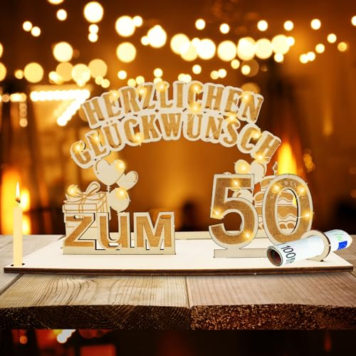 Geldgeschenke Geburtstag 50,50 Geburtstag Frau,Geschenke zum 50 Geburtstag Geldgeschenke für Familie Freunde