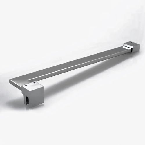WITEN&NOCK L Form 59cm Stabilisator Stabilisationsbügel Haltestange für 8mm Duschen Duschwand eckig Edelstahl