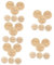 UPKOCH 30 Stk -Monatskarte monatskarten monate karten Anzeichen für Babymonate neue Babykarte Etiketten doppelseitiges monatliches Meilensteinschild -Meilensteinzeichen