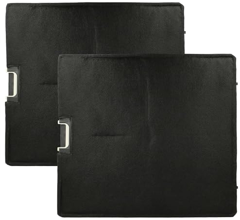 vhbw 2X Aktivkohlefilter kompatibel mit Miele DA 6996 W, DA 6086 W, DA 60x6 W, DA 6796 W, DA 6096 W Dunstabzugshaube - 34 x 31 x 2,2 cm
