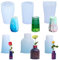 Cayway 6 PCS Flower Vase Resin Molds Silicone, Vase Silicone Molds, Vase Mould Resin Casting Molds for Flowers Preservation, Home Decoration, DIY Craft