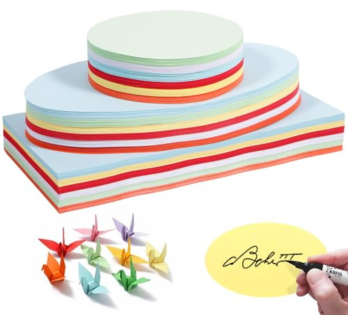 Moderationskarten-Set, 756 Stück, Moderationskoffer Oval Metaplankarten Rund Lehrerbedarf,Oval, Rund, Rechteckig, Bunt, für Präsentationen und Vorträge,für Die Moderation-6 Far