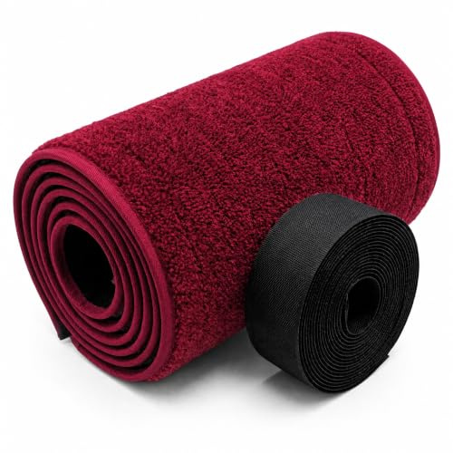 noviclass® Teppich für Katzenlaufrad Baghira XXL | Farbe: Rot | Konfiguriere Dein Laufrad mit stylischen Farben | Einfach austauschbar | Mit Ersatz-Klettverschluss (Rot)