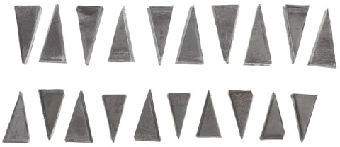 Homoyoyo 20 Pièces Cales De Fixation De Hache, Cales Triangulaires Pour Manche De Marteau Petit Outils De Renfort De Manche Compact Pour Installation Et Réparation D'Hachettes