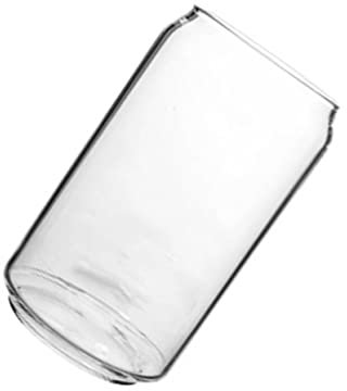 PEPLAYTAL Vaso De Cerveza Jarra De Vidrio Para Agua Frutas Leche Té Duradero Práctico Fácil De Transportar Base Plana