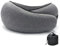 Rayson Cuscino da Viaggio Memory Foam Cuscino di Supporto Cervicale Regolabile per l'Aereo Auto Ufficio Include Borsa di Stoccaggio,Grigio