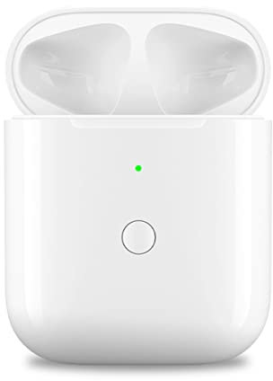 WAVANCKY Wireless Charging Case for Airpods 1st & 2nd Gen, Replacement Charger Case for Air pods with Bluetooth Pairing Sync Button