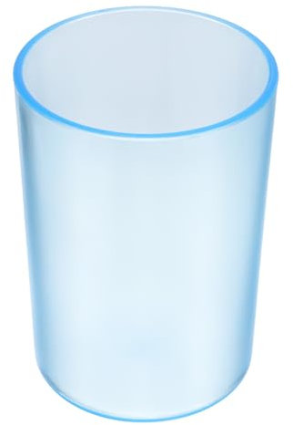 JECOMPRIS Gobelet à Brosse à Dents Transparent Gobelet Eau pour Salle De Bain pour Brosser Les Dents