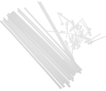 Pièces pour Moulin à Vent DIY 20 Pièces en Plastique Blanc | Usage Bricolage et Loisirs Créatifs, pour Passionnés et Amateurs, Installation Simple et Résistante