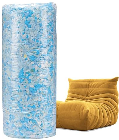 Zunetsutock Memory Foam Fill 2,3 kg Füllung innen weich für Kissen, Stühle und Plüschtiere | Ideal für Handwerksprojekte, Stuhlprojekte, Restaurierung von Kissen, extra Komfort und Kreationen