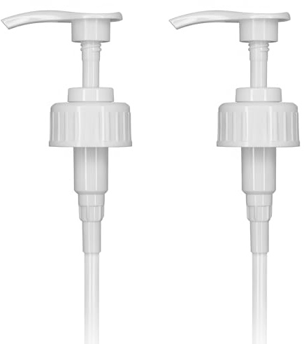 2x Pelican Pump Dispenser for 5 Litre Container 38mm Screw Top for Hand Sanitizer, Soap, Shampoo – Bundled by GetInStyle Shop