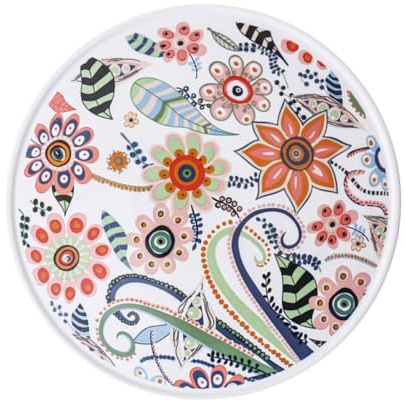 Alipis Piatto di Ceramica Creativo per Pane e Pizza, Facile da Pulire e Sicuro, come Sottopiatto o Sottobicchiere la Colazione