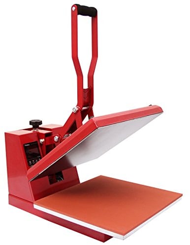 Prensa Térmica 38x38cm para Sublimación | Ajuste de Temperatura de 0 °C - 250 °C | Presión Ajustable | Pantalla Táctil | 10 Hojas GRATIS | Máquina de Transferencia apto Telas Camisetas Bolsos