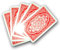 HAC24 Gezinkte Spiel Karten Poker Trickkarten Skat Deck Spielkarten Pokerkarte faszinierende Zauberkarten