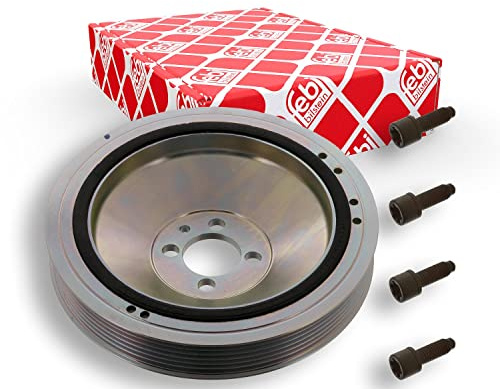febi bilstein 40601 Riemenscheibe (entkoppelt) für Kurbelwelle, mit Schrauben, 1 Stück