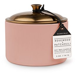Paddywax Candles HY0505 Hygge Collection Scented Candle, 5-Ounce, Rosewood + Patchouli