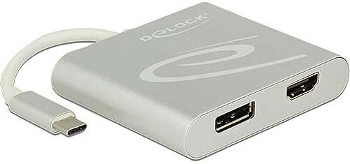 DeLock Splitter USB Type-C Stecker > 1 x HDMI 1 x DP Buchse DP-Alt Mode
