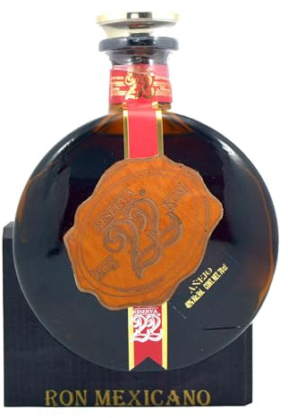 El Ron Prohibido Rum Reserva 22 | Premium Rum | Im Solera Verfahren in 22 amerikanischen Eichenfässern gereift | Ausbalancierter Blend | Zuckerrohr aus Veracruz | 40% Vol. | 700ML