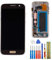 E-YIIVIIL Neuer Super Amoled Display kompatibel mit Samsung Galaxy S7 SM G930F LCD Display Touchscreen Bildschirm Digitizer Assembly Gold Glas with Rahmen+Tools