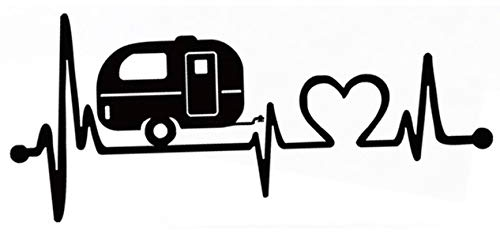 geo-versand Geocaching Aufkleber Auto Sticker Herzschlag Stickers Camper Wohnwagen Wohnmobil