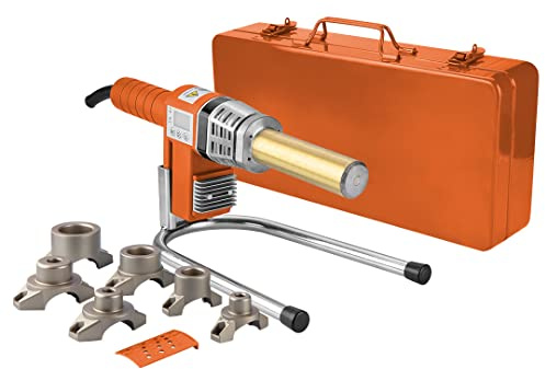 NEO TOOLS Kunststoffrohrschweißgerät 700W, 3 Heizmanschetten, Größe 20, 25, 32 mm, für Rohre: PE, PP, PB, Stromversorgung 230V, 50 Hz, Leistung 700V, Kopftemperatur max 290 Grad Celsius