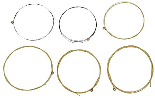 Oikabio Set 6 Cuerdas de Metal para la Guitarra acustica 1 1M