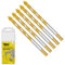 5 x SabreCut SCTBB5 5mm x 91mm Multi-Material Tile Drill Bits Set for Ceramic Porcelain Granite Marble with Durable Storage Box