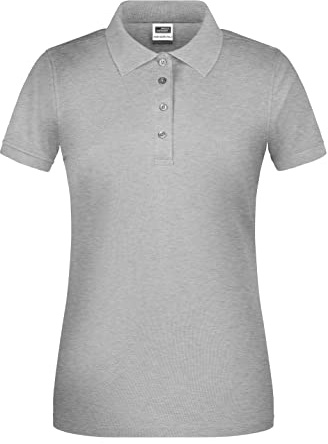 James & Nicholson Damen Bio Workwear Polo - Leicht tailliertes Poloshirt für Beruf & Freizeit