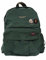 DANGANCOS Ellie Rücksack The Last Backpack Schultasche Casual Canvas Schulranzen Einstellbare Vintage Rucksack für Schule Wandern Reisen Unisex, Grün, Einheitsgröße, (29Man60016sfi3)