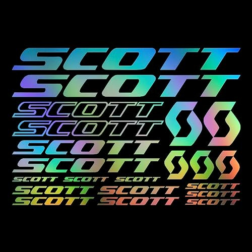 Car Sticker 21pcs for SCOTT BIKE FRAME STICKERS DECALS SHEET BICYCLE CYCLING,32cm*22cm