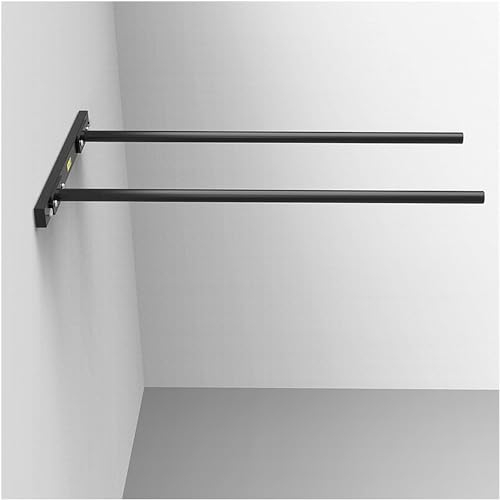 HACSYP Gymnastikball-Wandhalterung, Robustes 2-lagiges Ball-Aufbewahrungsregal, Yogamatten-Halter, for Fitnessstudio, Garage, Kindergarten-Organizer