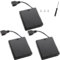 VISSQH 3 Stücke AA Kunststoff Batteriehalter,4 x 1.5V Batteriehalter, mit Schalter und Abdeckung, USB Buchse Schalter Battery Holder Case