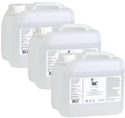 3x 3 Liter membraclean Trinkwasseraufbereitung Camping & Wohnmobile | Sparset für sicheres Trinkwasser unterwegs: Trinkwasser aufbereiten, konservieren, reinigen und Biofilm abbauen