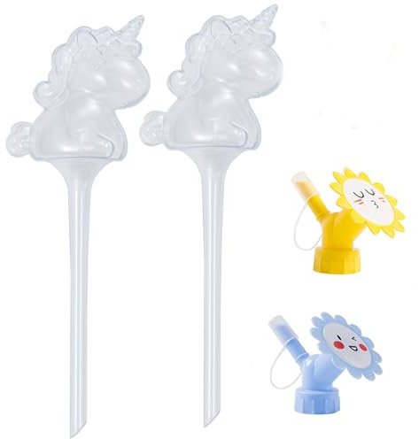 Bewässerungskugeln,RoadLoo 2 Set Bewässerungskugel für Pflanzen Bewässerungsspieß Bewässerung Selbstbewässerung Pflanzenbewässerung für Zimmerpflanzen Große Automatische Bewässerungskugeln